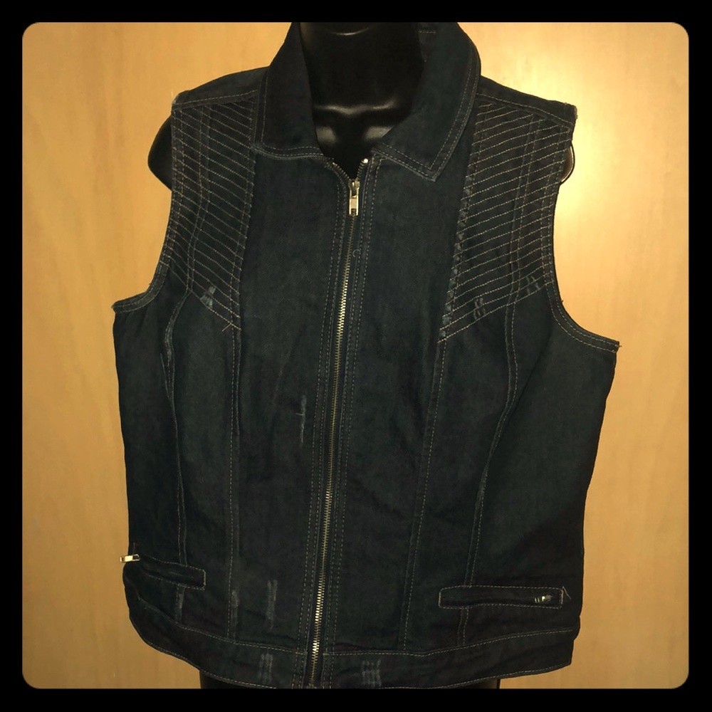 Denim vest